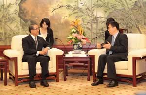 韓正上海市長との会談 