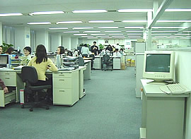 上海分公司のオフィス
